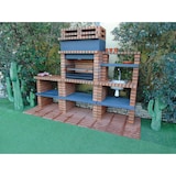 thumbnail of BBQ ARTICIMENTOS NUT - Barbacoa simple, construido con ladrillo y cemento refractario - 89,5x57x194,5cm