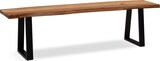 thumbnail of Esszimmerbank FineBuy Sitzbank Akazie Massivholz 180 cm Essbank Baumkante Groß