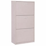 thumbnail of Casa Collection Sapateira 3 portas em melamina cor taupe 60x24x115 cm, móvel basculante economizador de espaço