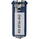 thumbnail of Durable sleutelhanger Key Clip, blauw, pak van 6 stuks