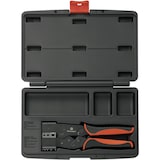 thumbnail of TOOLCRAFT 2-i-1 818644 Crimpzange Isolierte Flachstecker, Kabelschuhe, Stoßverbinder