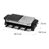 thumbnail of Sirloin Raclette 1500W Aluminium / Stein 8 Personen Kontroll-LED Schwarz
