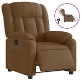 thumbnail of Fauteuil inclinable électrique Marron Tissu Modèle Jermelora