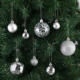 thumbnail of Casaria Weihnachtskugeln Christbaum Schmuck 102tlg. Silber