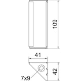thumbnail of 10 Stk. OBO Bettermann Deckelstütze DSTK 110 FS 6049245