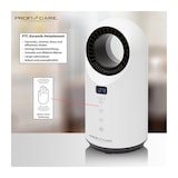 thumbnail of Termoventilador Cerâmica 2 em 1 ProfiCare HL 3086, 2 niveis de aquecimento, c/ comando, filtro subst., 2 em 1, 1500W, branco