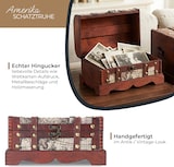 thumbnail of HMF Schatztruhe aus Holz, 23 x 13 x 11 cm, Klein, Amerika