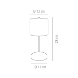 thumbnail of APS 17045 "ANTON" Kabellose USB-C Tischleuchte, IP 54, inkl. Dockingstation und Fernbedienung