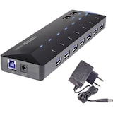 thumbnail of Renkforce 7+2 Port USB 3.2 Gen 1-Hub (USB 3.0) mit Schnellladeport, mit Status-LEDs Schwa RF-3806034