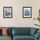 thumbnail of Cornice Portafoto 20x25 cm in Legno Nero Verticale da Parete con Pannello MDF Vetro Crilex Foto Quadri Decorazioni Regalo