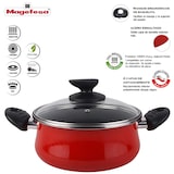 thumbnail of Magefesa Praga - Cacerola 20cm con tapa de vidrio en Acero esmaltado vitrificado Apto para Inducción