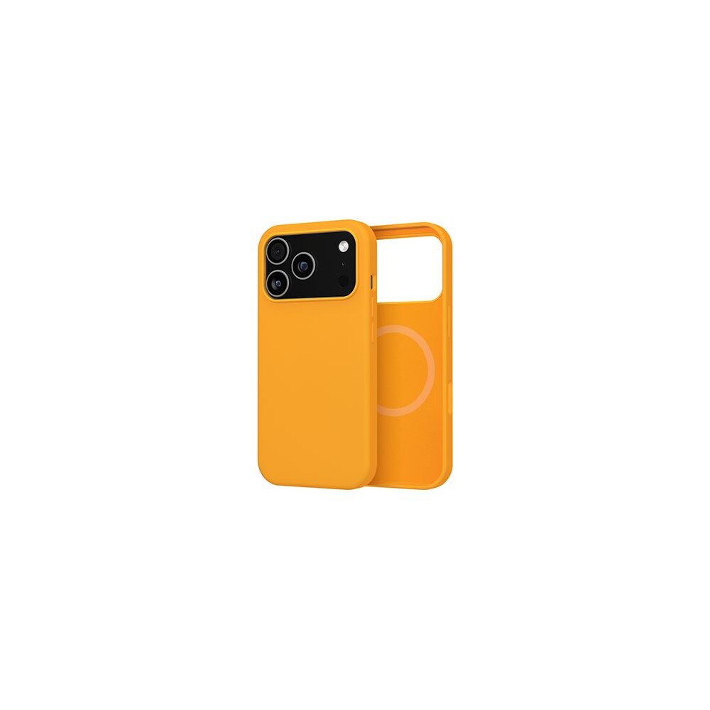 Coque iPhone 17 Pro Max MagSafe silicone orange 16,70 x 8,20 x 1,20 cm Wefix