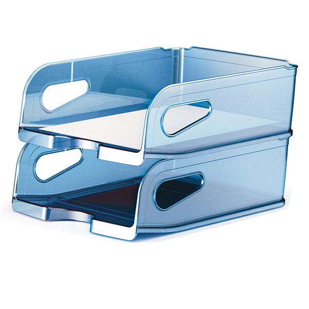 Arda, Vaschetta portacorrispondenza, Maxi, 34,5x27,8x11 cm, azzurro