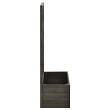 thumbnail of vidaXL Garten-Spalier mit Blumenkasten Grau 50x25x90 cm Tannenholz