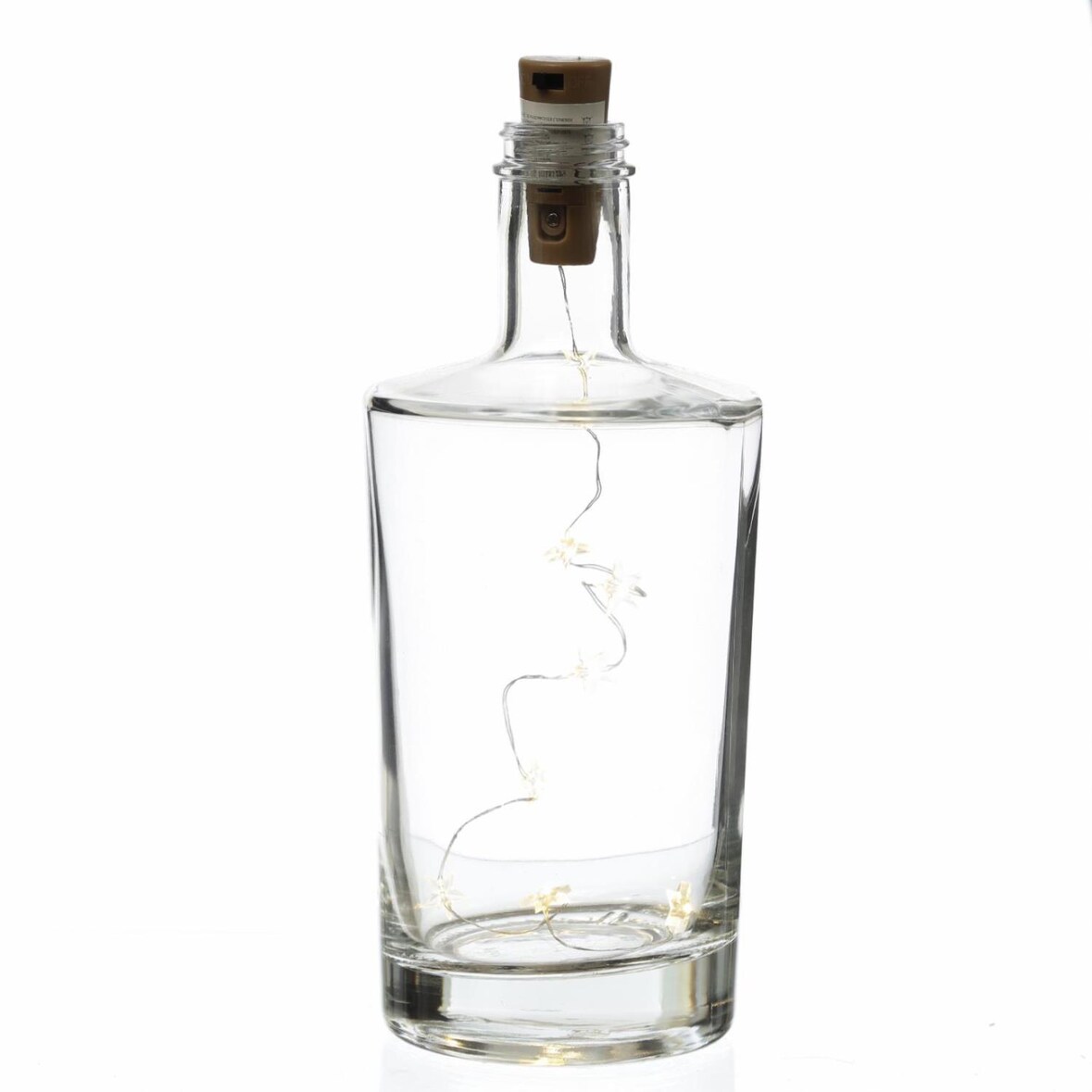 LED Drahtlichterkette für Flaschen Korken Flaschenlicht Sternemotiv L: 40cm