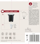 thumbnail of Paulmann Encastré de sol LED  IP67 rond 108mm  3000K 3,5W 230lm 230V Acier inoxydable Métal 93992