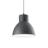 thumbnail of Sospensione Industrial-Minimal Metro Metallo Grigio 1 Luce E27
