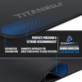 thumbnail of Titanwolf Gaming Mauspad, 900 x 400mm XXL Mousepad, verbessert Präzision & Geschwindigkeit, schwarz