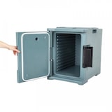 thumbnail of Conteneur isotherme 58,5 Litres GN, bleu ardoise, à chargement frontal