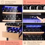 thumbnail of Klarstein Barossa 123 Duo Weinkühlschrank 123 Fl 226 Ltr 2 Zonen Touch-Steuerung Schwarz