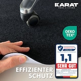 thumbnail of Bodenschutzmatte Viking - Bürostuhlunterlage aus Polyester - Für Hartböden - Schwarz / 100 x 120 cm