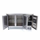 thumbnail of Mesa refrigerada profesional de 136 cm con 2 puertas y capacidad de 187 litros en acero inoxidable | Maxima