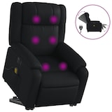 thumbnail of vidaXL Massagesessel mit Aufstehhilfe Elektrisch Schwarz Kunstleder