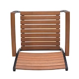 thumbnail of METRO PROFESSIONAL Stapelstuhl mit komplett überzogene Armlehnen Lynx, Alu/Eukalyptusholz, schwarz