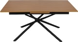 thumbnail of Esszimmertisch HWC-O57, Ausziehtisch Esstisch, Eisen MDF ausziehbar 160-200x90cm ~ Walnuss-Optik