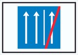thumbnail of Schild Seitenstreifen nicht mehr befahren Symbol A2 (420x594mm)
