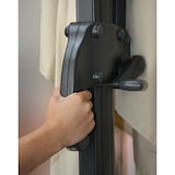 thumbnail of Gastronomie-Ampelschirm HWC-A96, Sonnenschirm, 3x3m (Ø4,24m) Polyester/Alu 23kg ~ grün mit Ständer, drehbar