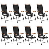 thumbnail of Helloshop26 - Juego de comedor para jardín exterior de 9 piezas de aluminio negro 02_0014063