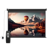 thumbnail of Beamer Projectiescherm wand Electrisch - 171x130 cm / 84 inch - Zwart