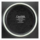 thumbnail of CreaTable Lava Stone Schwarz Pastateller 2-tlg Steinzeug