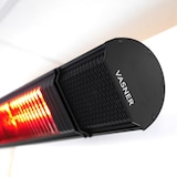 thumbnail of VASNER Appino BEATZZ Infrarot Heizstrahler mit Sound & reaktivem LED Backlight 2000 Watt Schwarz, Bluetooth App Steuerung