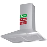 thumbnail of A+++ Dunstabzugshaube 60cm Umluft & Abluft mit 410 m³/h Luftleistung, Abzugshaube mit 2 Aktivkohlefiltern, 2 Fettfiltern, 3 Leistungsstufen