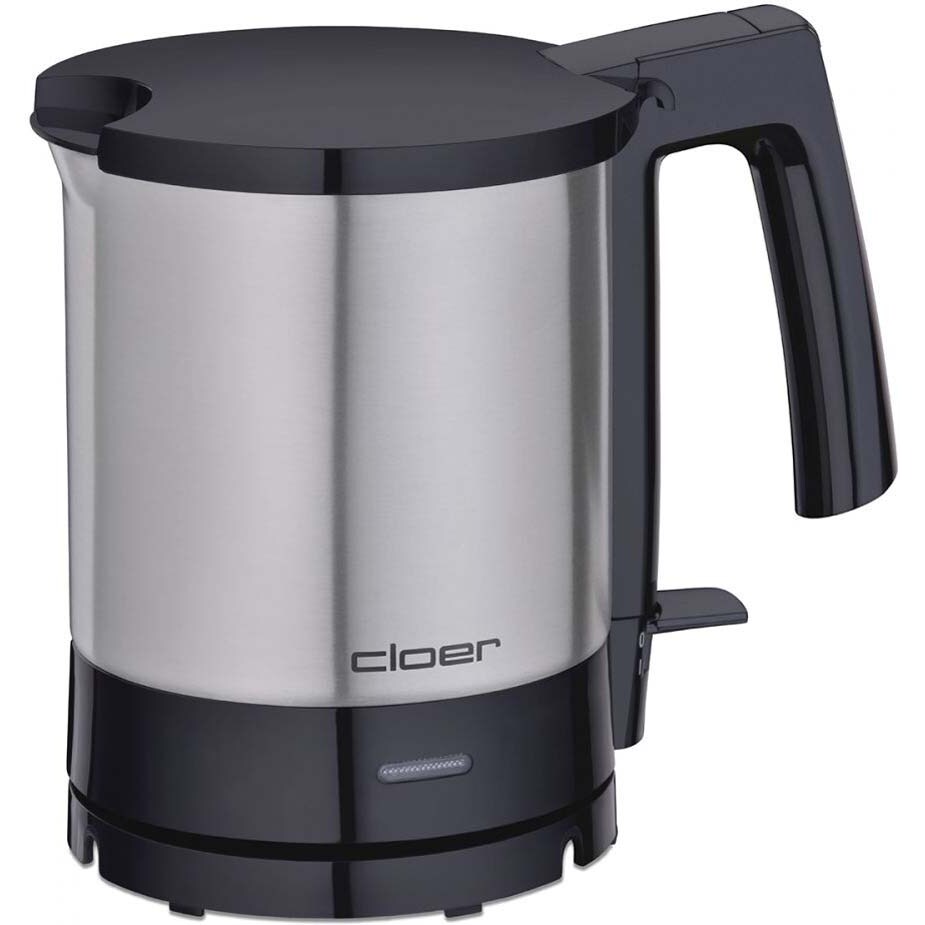 Cloer 4700 tetera eléctrica 1,5 L 1800 W Negro, Acero inoxidable