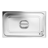 thumbnail of HENDI Gastronorm-Deckel mit Silikonrand, Profi Line, GN 1/6, 176x162mm