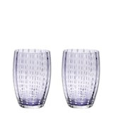 thumbnail of Zafferano Perle Glas gemengde kleuren 2 - Mondgeblazen gekleurd glas, 32 cl, handgemaakt - Set van 6 handgemaakte bekers voor water of cocktails