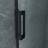 thumbnail of Aloni Nischentür Schiebetür Klarglas 140x200 Schwarz Matt