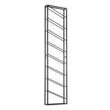 thumbnail of Weinregal FineBuy Flaschenregal Wand 36x150x8 cm Metall Regal Wein Groß Hängend