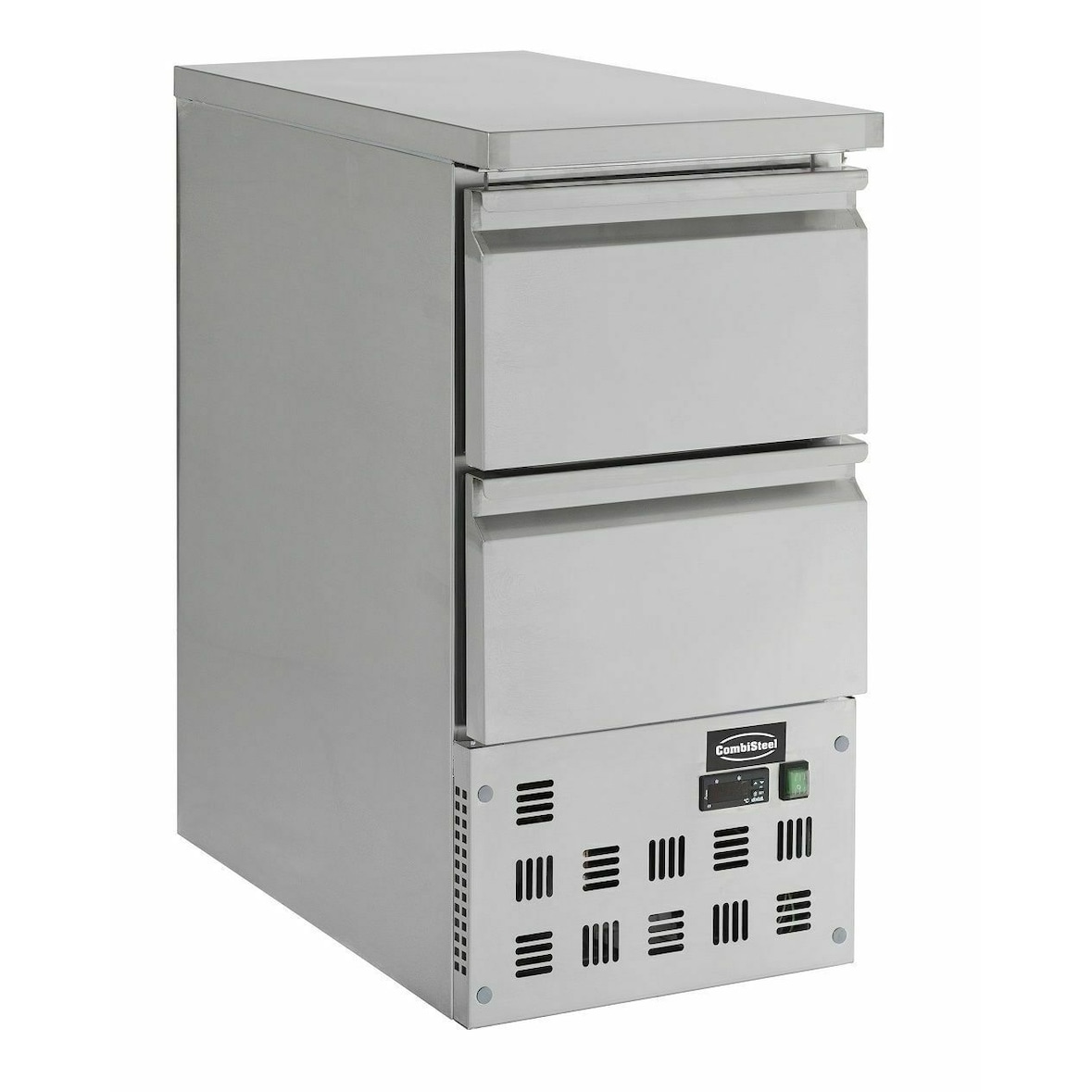 Gastro Kühltisch Kühltheke Kühlung 109 L, 2 Schubladen, 435x700x870mm