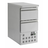 thumbnail of Gastro Kühltisch Kühltheke Kühlung 109 L, 2 Schubladen, 435x700x870mm