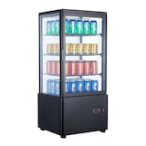 thumbnail of Expositor refrigerado negro 4 caras de cristal 78L Pekin XC78L-N