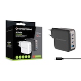 thumbnail of Conceptronic 4-Port 100W GaN USB-PD-Ladegerät mit USB-C-Ladekabel, USB-C x 3, USB-A x 1, QC 3.0, PPS, Drinnen, AC, 20 V, 1,5 m, Schwarz