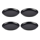 thumbnail of APS 67454 Pizzaform rund (4er-Set) Ø 30/28,3 x 2,5 cm - Pizzablech aus Blaublech, zum professionellen Pizzabacken