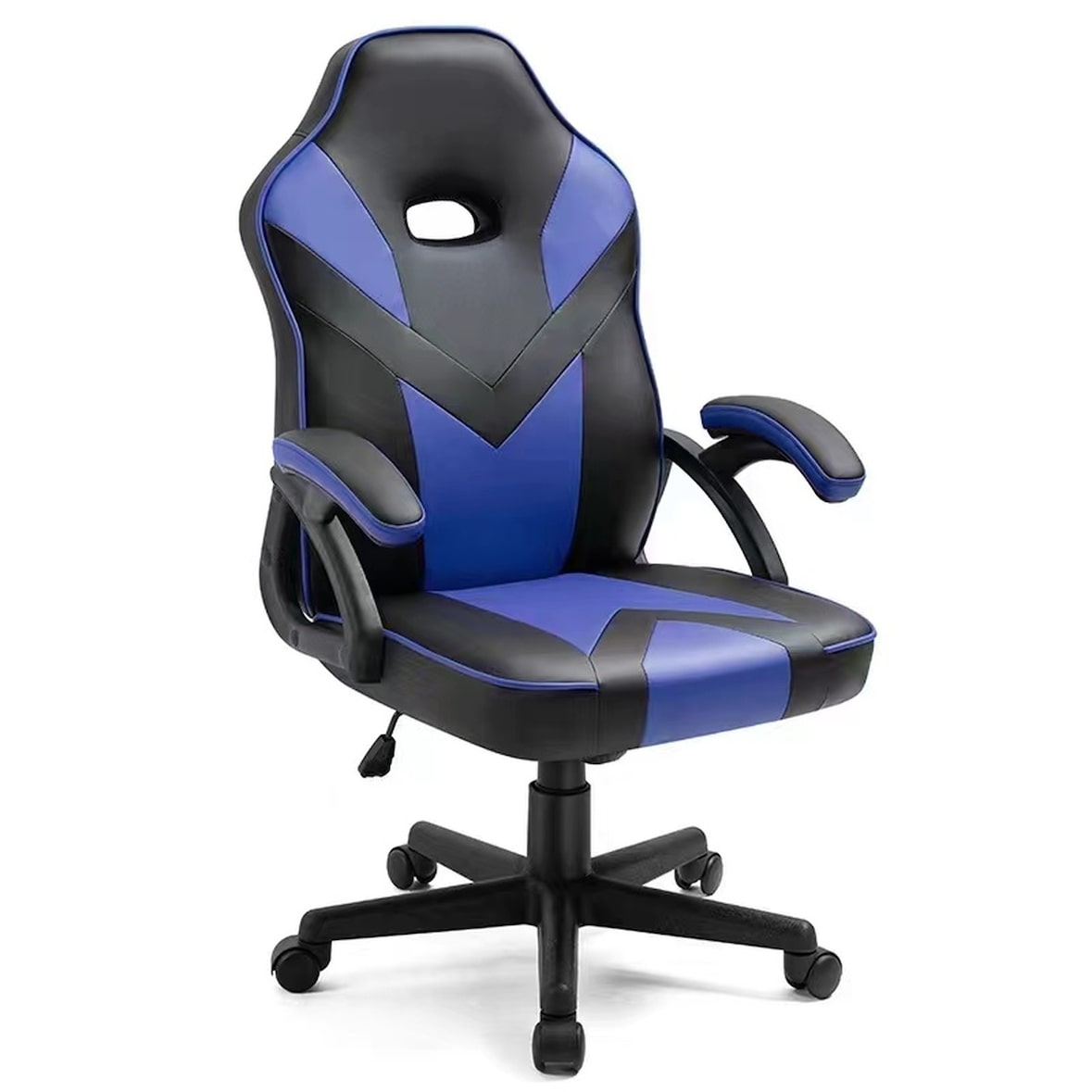 Wellhome Universal-Gaming-Bürostuhl mit Armlehnen, Blau