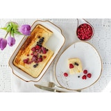 thumbnail of MÄSER Auflaufform 23 x 14,5 cm, 2er Set, braun, postsicher Set, PINTAR Brauner Rand, 935208