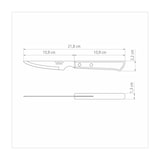 thumbnail of Tramontina coltelli bistecca Churrasco acciaio inox marrone Set 6 Pezzi 12,5 cm