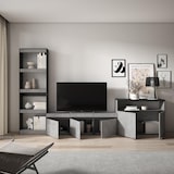 thumbnail of Conjunto de móveis TV, Mobiliário sala de estar, 310x35x186cm, Para televisores até 65", Estante para TV, Estilo moderno, Cimento _ 102_193